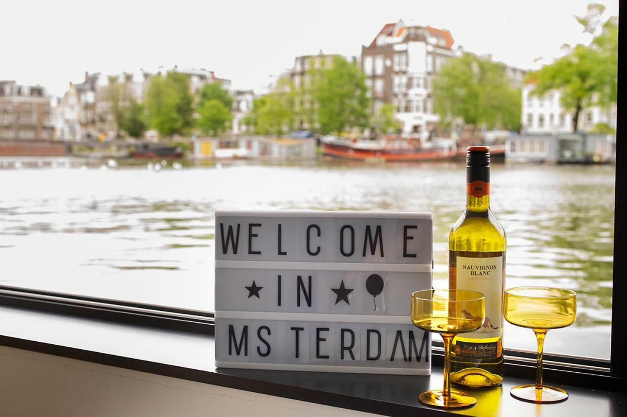 Houseboat Amsterdam - Room With A View Luaran gambar