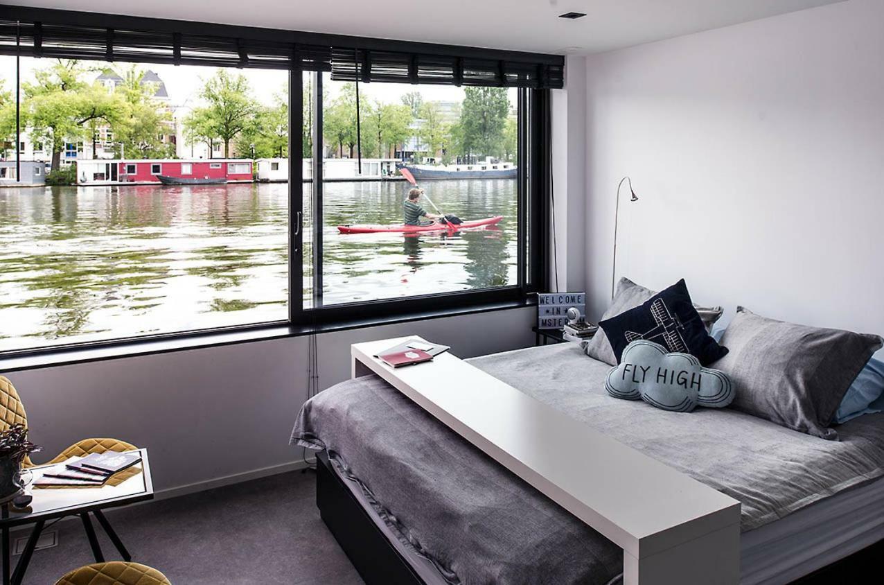 Houseboat Amsterdam - Room With A View Luaran gambar