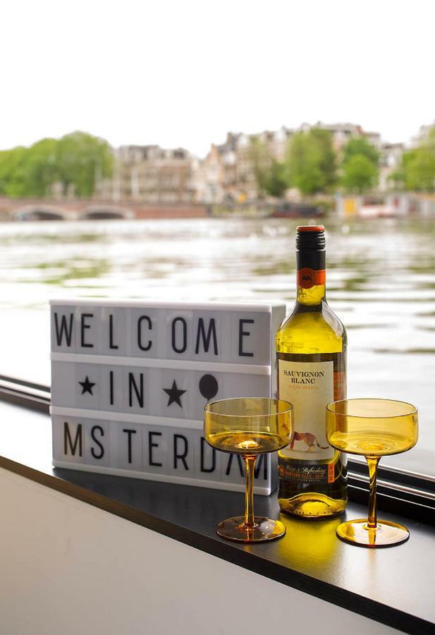 Houseboat Amsterdam - Room With A View Luaran gambar